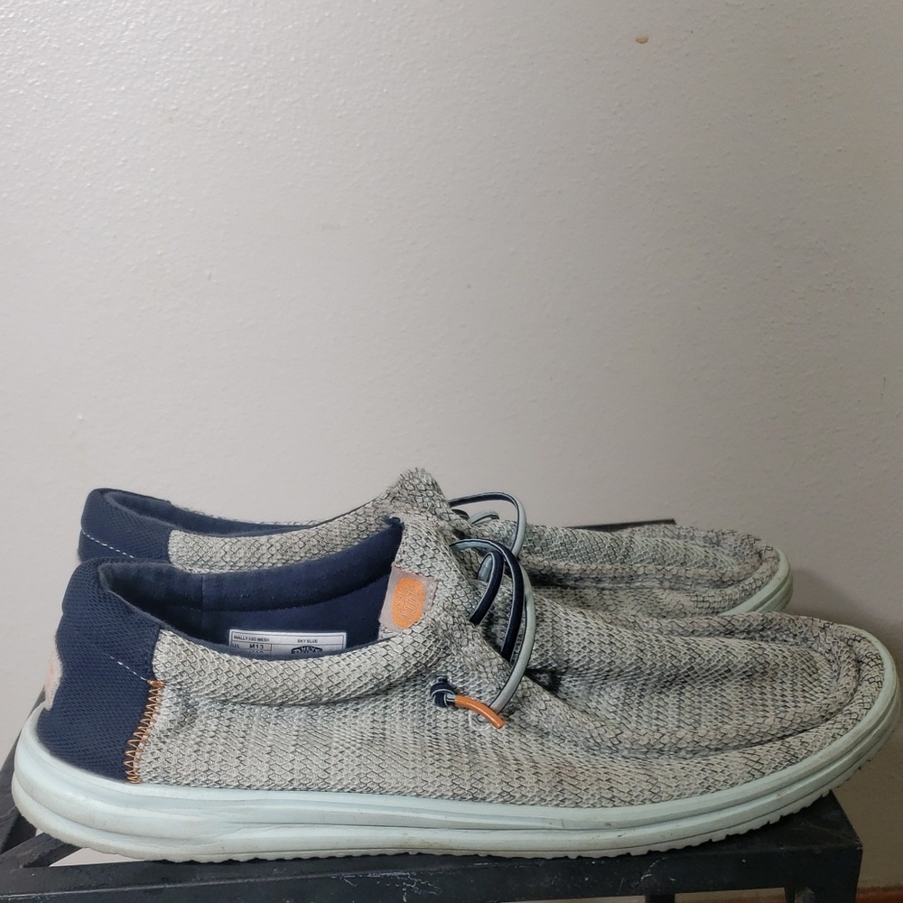 Men's Size 13 Hey Dude Casual Slip-On Mesh Shoes